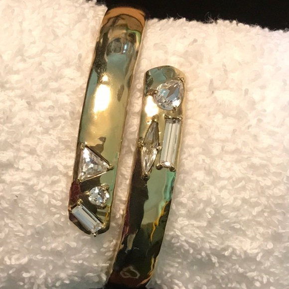 Vintage Silpada K&R Cobra brass Hinge Cuff Bangle Bracelet - Picture 3 of 6